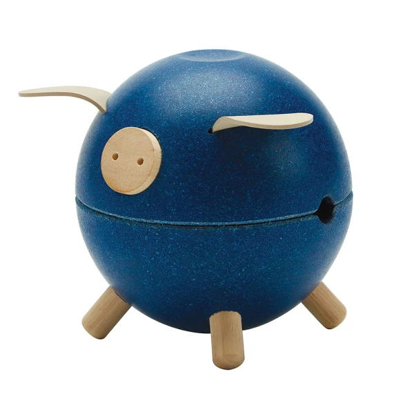 PLAN TOYS ΞΥΛΙΝΟΣ ΚΟΥΜΠΑΡΑΣ ΓΟΥΡΟΥΝΑΚΙ ΜΠΛΕ