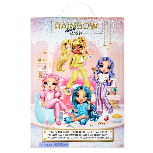 RAINBOW HIGH JUNIOR HIGH PJ PARTY ΚΟΥΚΛΑ - VIOLET (PURPLE)
