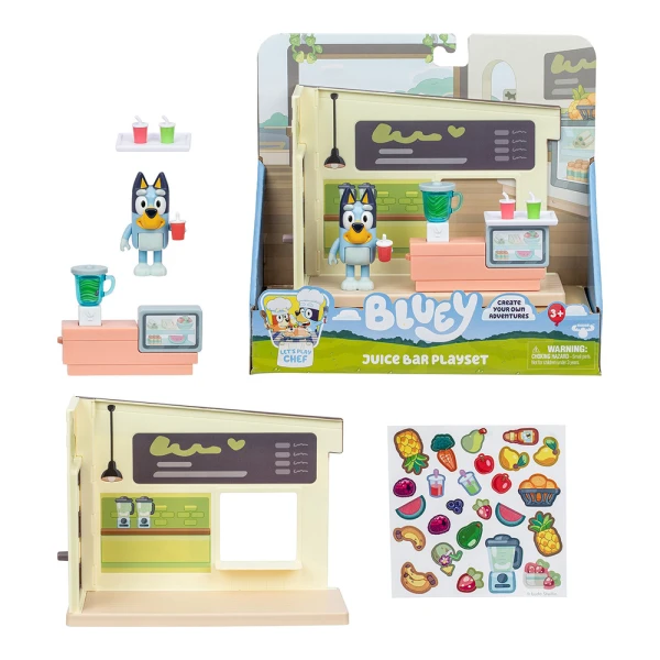 BLUEY MINI PLAYSET JUICE BAR