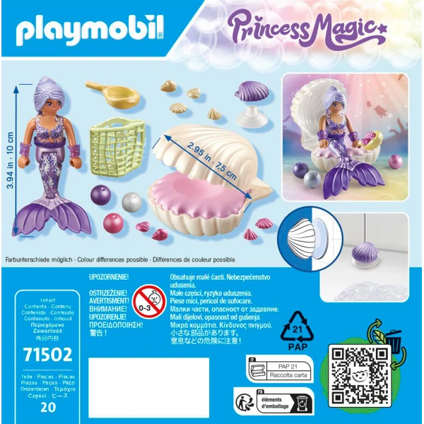 PLAYMOBIL PRINCESS MAGIC MERMAID WITH PEARL SEASHELL