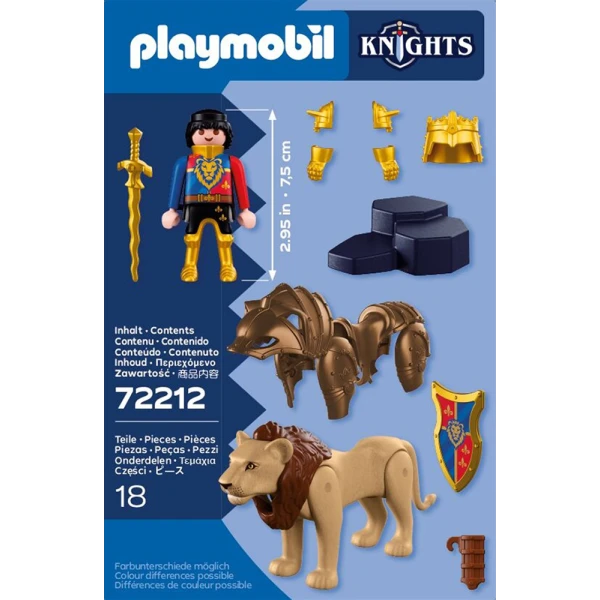 PLAYMOBIL KNIGHTS ΧΡΥΣΟΣ ΙΠΠΟΤΗΣ ΜΕ ΛΙΟΝΤΑΡΙ