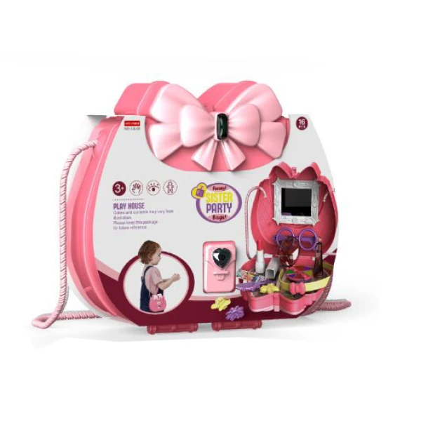 HANGING BAG WITH BOW - COSMETICS SET