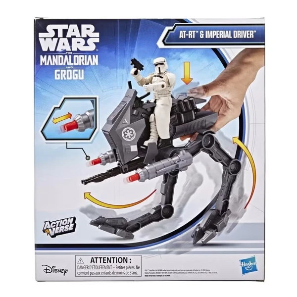 STAR WARS ACTIONVERSE AT-RT VEHICLE & IMPERIAL DRIVER