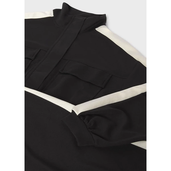 MAYORAL TRACKSUIT INTERLOCK RIBBON BLACK