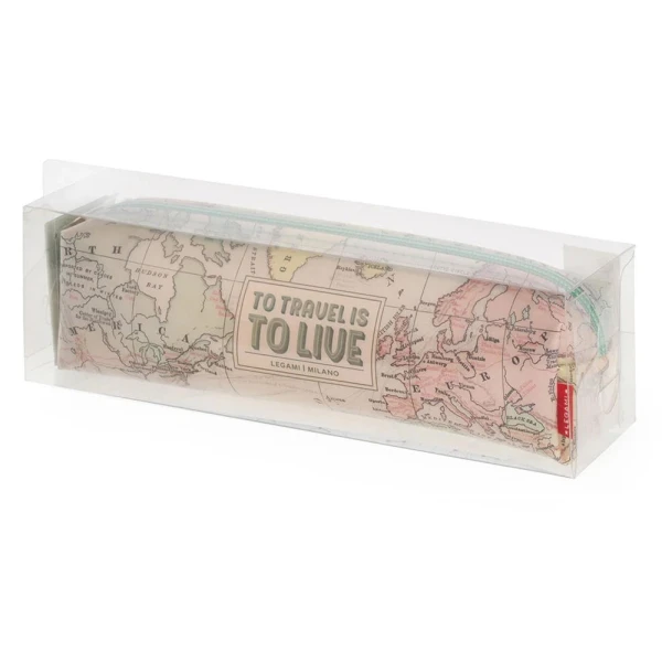 LEGAMI TRANSPARENT PENCIL CASE - TRAVEL