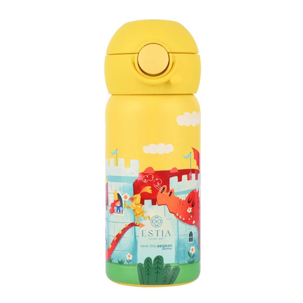 ΘΕΡΜΟΣ ΠΑΙΔΙΚΟ WONDER BOTTLE SAVE THE AEGEAN 350ml - FORTRESS DRAGON