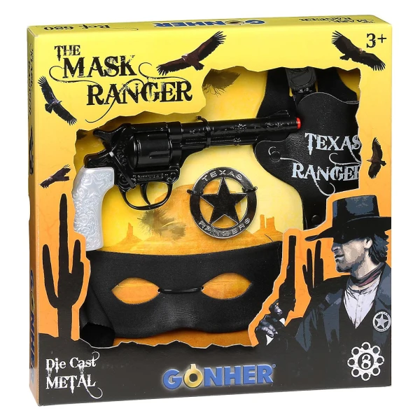 GONHER ΣΕΤ ΜΕ ΜΑΣΚΑ & ΜΕ ΟΠΛΟ 8ΣΦΑΙΡΟ RANGER