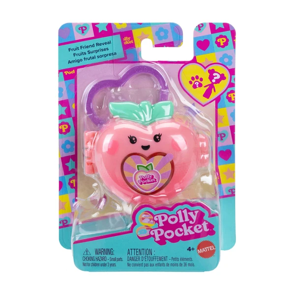 POLLY POCKET MINI ΣΕΤΑΚΙΑ ΜΕ ΦΡΟΥΤΑΚΙΑ - ΡΟΔΑΚΙΝΟ