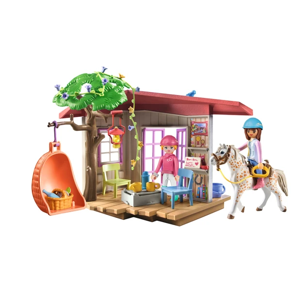 PLAYMOBIL HORSES OF WATERFALL HORSE FANS CLUBHOUSE