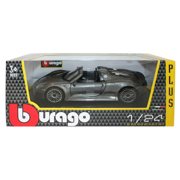 BBURAGO 1:24 PORSCHE 918 SPYDER GREY