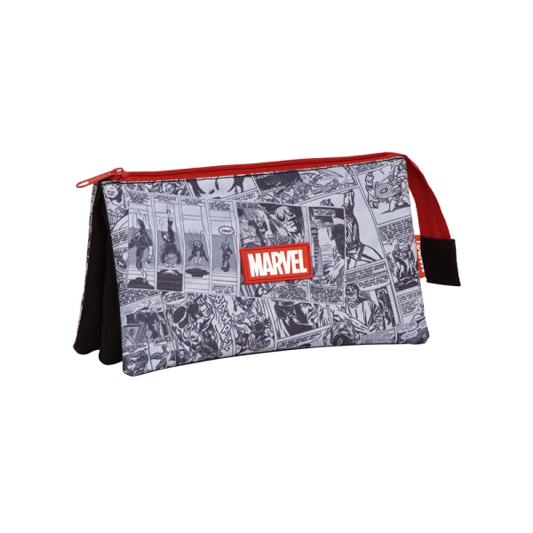 TRIPLE PENCIL CASE MARVEL 21Χ11X3.5 cm