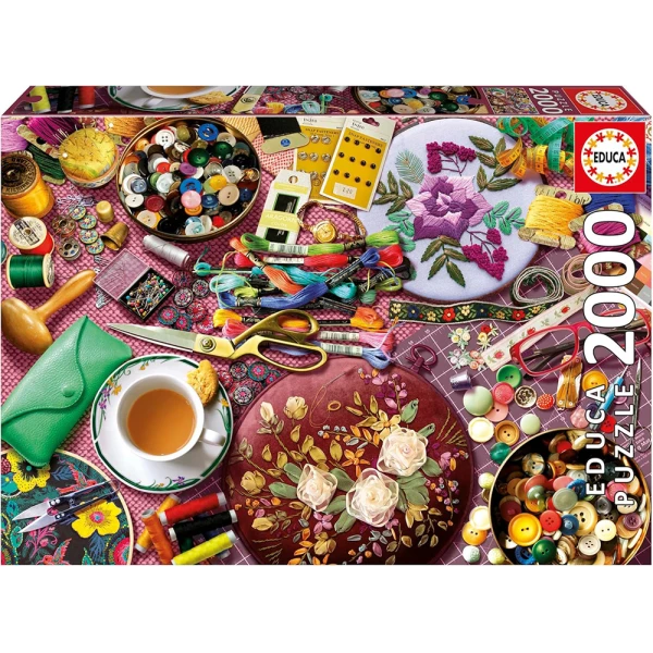 EDUCA PUZZLE 2000 pcs SEWING TABLE