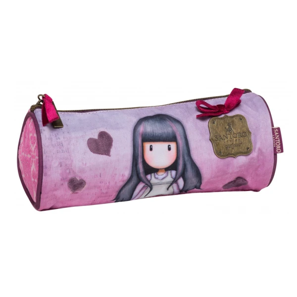 GORJUSS BARREL PENCIL CASE TALL TAILS