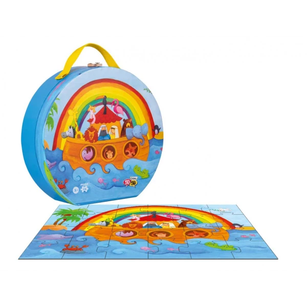 50-50 GAMES PUZZLE NOAH\'S ARK 24 PCS.