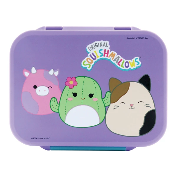 ΔΟΧΕΙΟ ΦΑΓΗΤΟΥ 3 ΧΩΡΩΝ SQUISHMALLOWS
