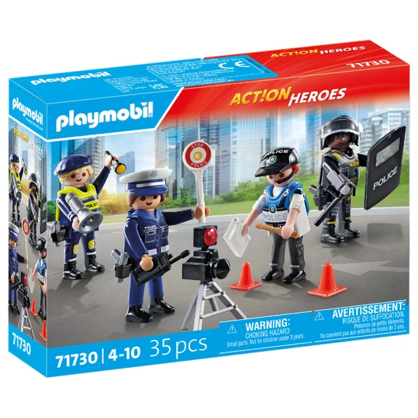 PLAYMOBIL ACTION HEROES POLICE FIGURES SET