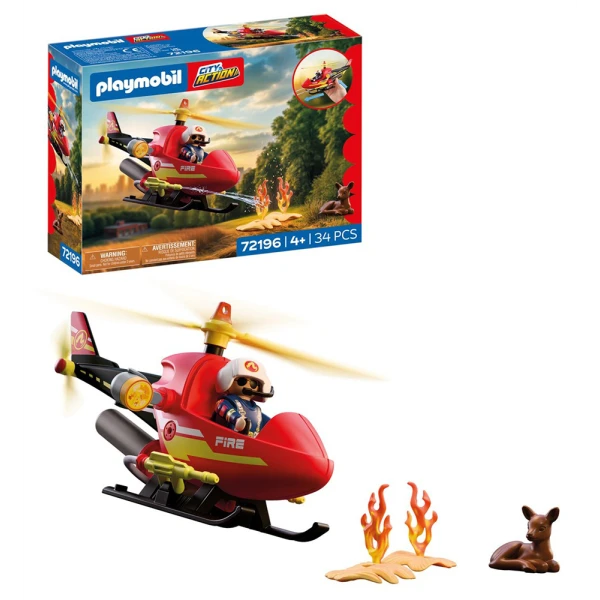 PLAYMOBIL CITY ACTION ΕΛΙΚΟΠΤΕΡΟ ΠΥΡΟΣΒΕΣΤΙΚΗΣ