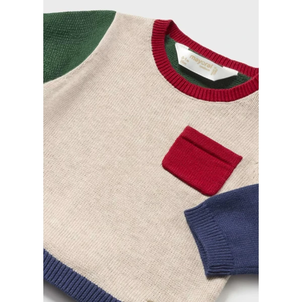 MAYORAL SET TROUSERS LONG PULLOVER DARK GREEN