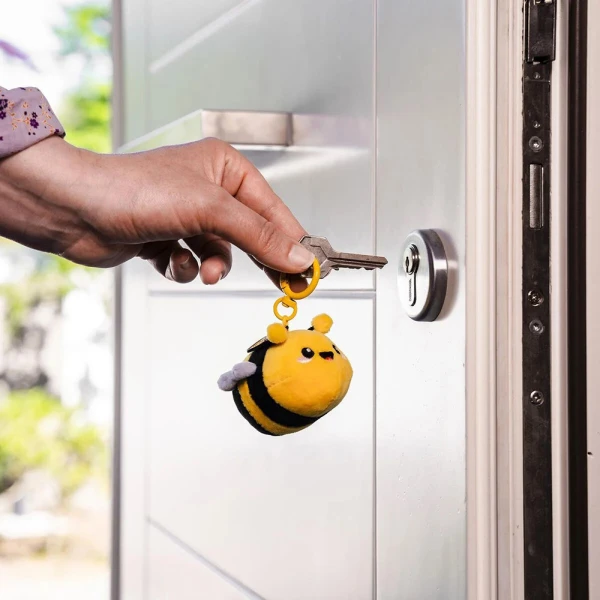 LEGAMI KEY RING SUPER SOFT PLUSH BEE