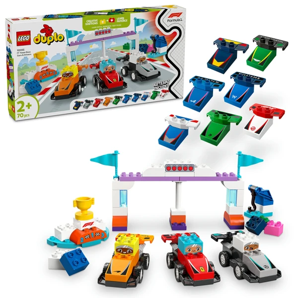 LEGO® DUPLO® TOWN F1® TEAM RACE CARS & DRIVERS