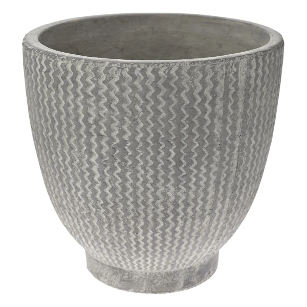 ΚΕΡΑΜΙΚΟ ΓΚΡΙ ΚΑΣΠΩ 14.5x14.5x14 cm