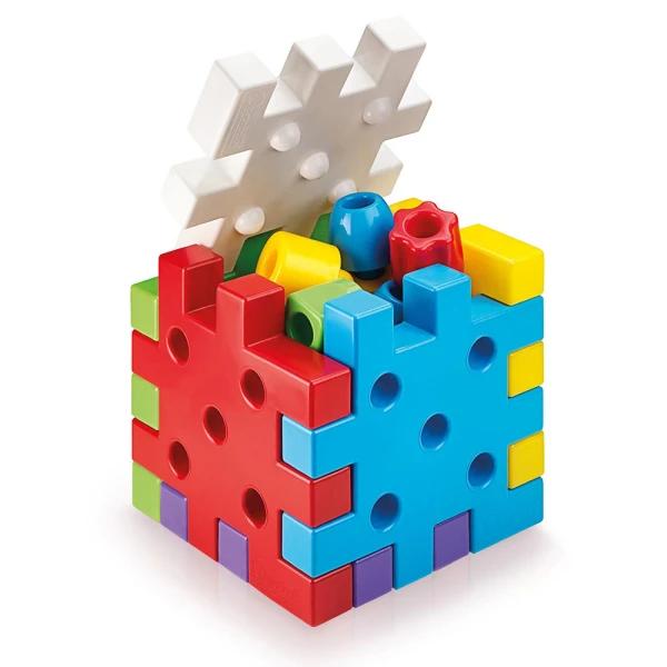 QUERCETTI CONSTRUCTION GAME QUBO INTELLIGENTE 19 pcs
