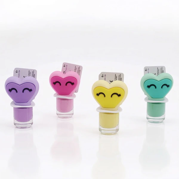 HAPPIHOBBI NAIL POLISH SPARKLE LOVE - 4 COLORS