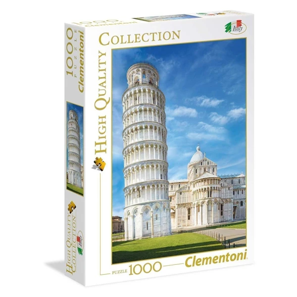 CLEMENTONI PUZZLE HIGH QUALITY COLLECTION TOWER OF PISA 1000 PCS