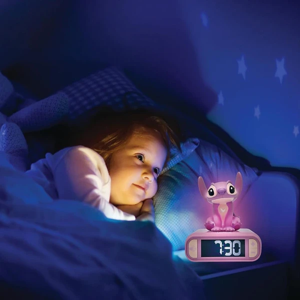 LEXIBOOK ANGEL DIGITAL ALARM CLOCK WITH LIGHT & SOUND – LCD DISPLAY & MELODIES