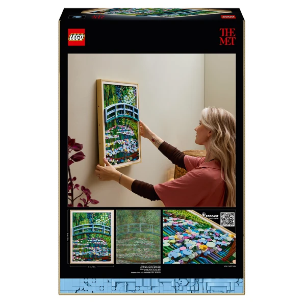LEGO® ART CLAUDE MONET BRIDGE OVER A POND OF WATER LILIES