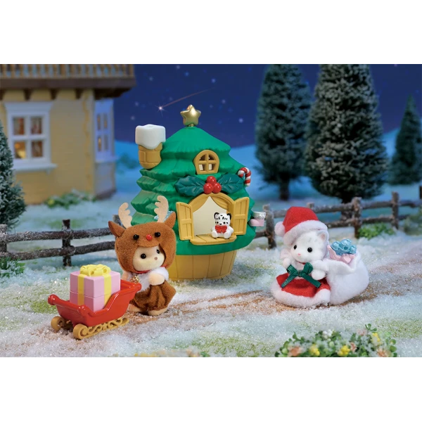 THE SYLVANIAN FAMILIES SANTA\'S CHRISTMAS TREEHOUSE