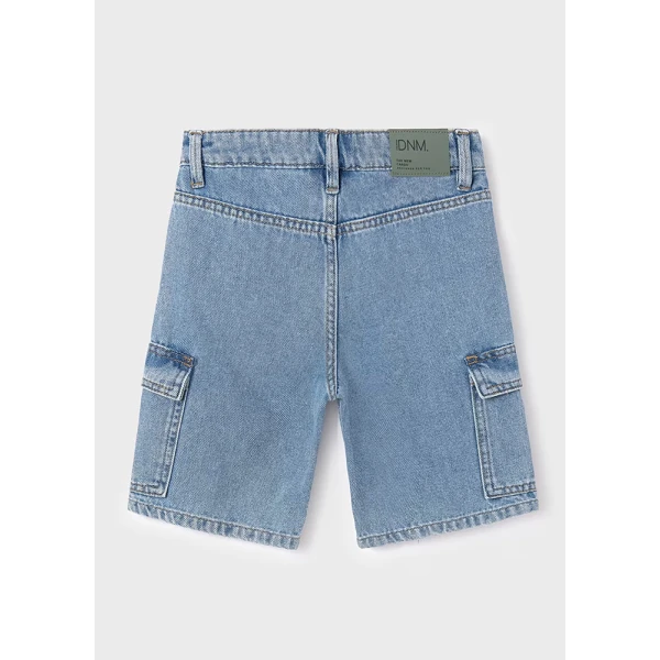 MAYORAL BERMUDA SHORTS DENIM CARGO DENIM