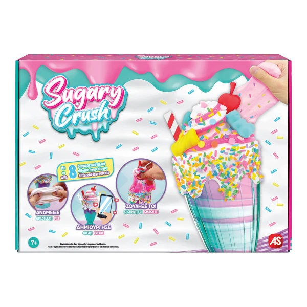 AS SLIME SUGARY CRUSH FOR AGES 7+ - 6 DESIGNS