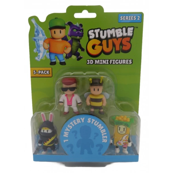 STUMBLE GUYS SERIES 2 3D MINI ΦΙΓΟΥΡΕΣ ΣΕΤ ΤΩΝ 5 - ΔΙΑΦΟΡΑ ΣΧΕΔΙΑ