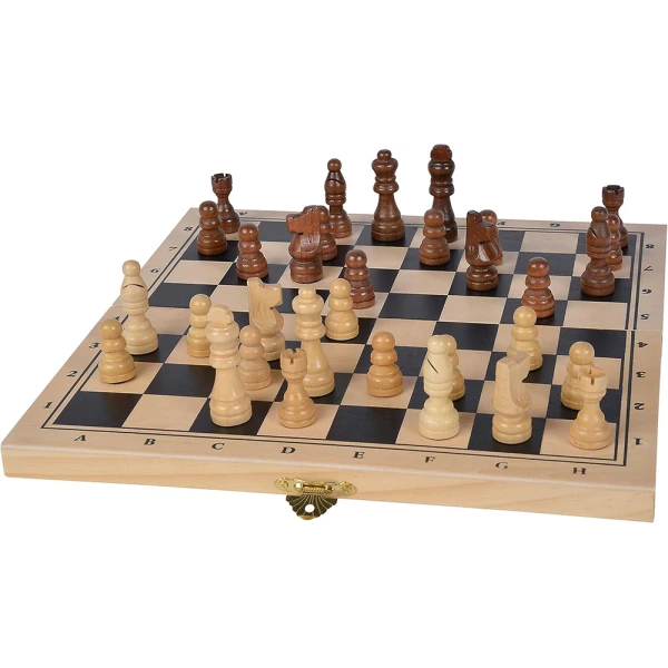 DELUXE WOODEN CHESS IN BOX