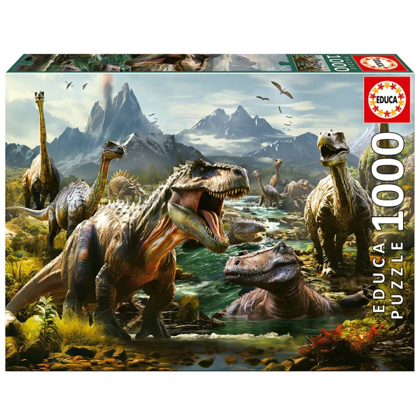 EDUCA ΠΑΖΛ 1000 τεμ. FIERCE DINOSAURS
