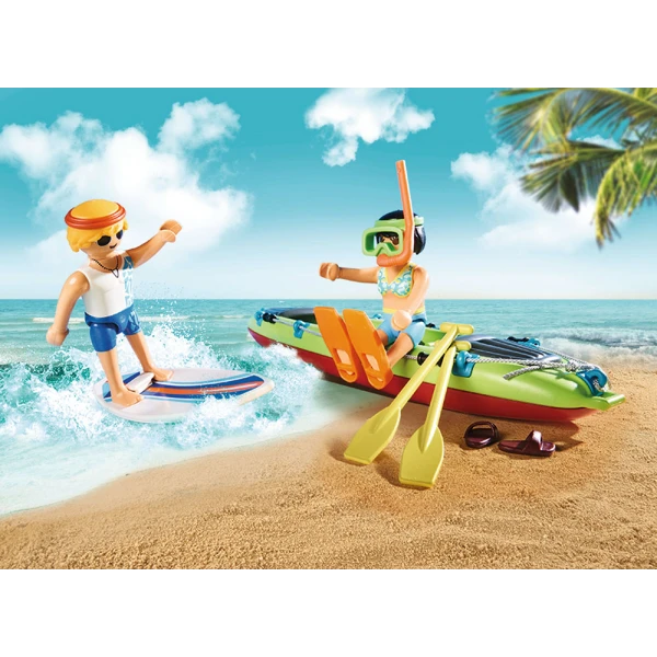 PLAYMOBIL FAMILY FUN HOTEL ΑΥΤΟΚΙΝΗΤΟ ΜΕ ΑΝΟΙΚΤΗ ΟΡΟΦΗ ΚΑΙ ΚΑΝΟ