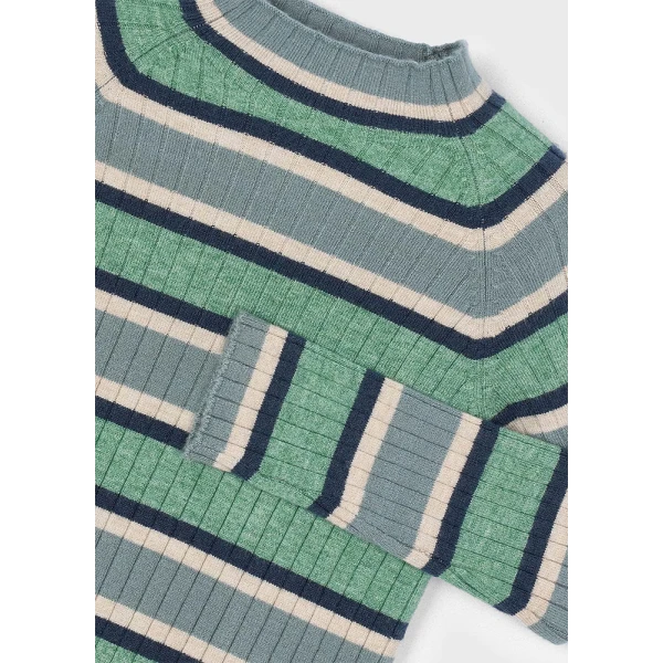 MAYORAL KNIT MOCK NECK SWEATER GREEN 