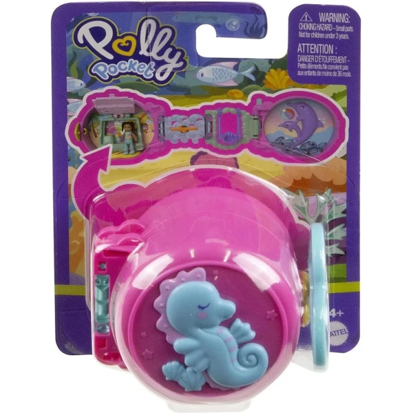 POLLY POCKET ON THE GO FUN PINK