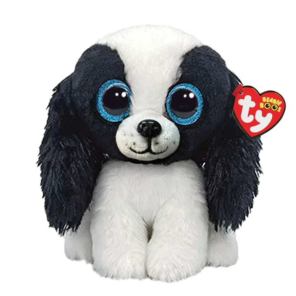 TY BEANIE BOOS ΧΝΟΥΔΩΤΟ ΣΚΥΛΑΚΙ ΑΣΠΡΟΜΑΥΡΟ 15 ΕΚ.