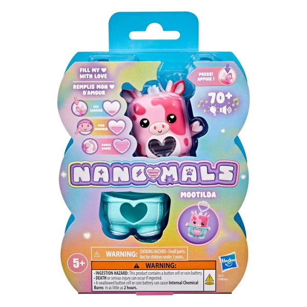 NANO-MALS ELECTRONIC FIDGET PET - MOOTILDA THE STRAWBERRY COW