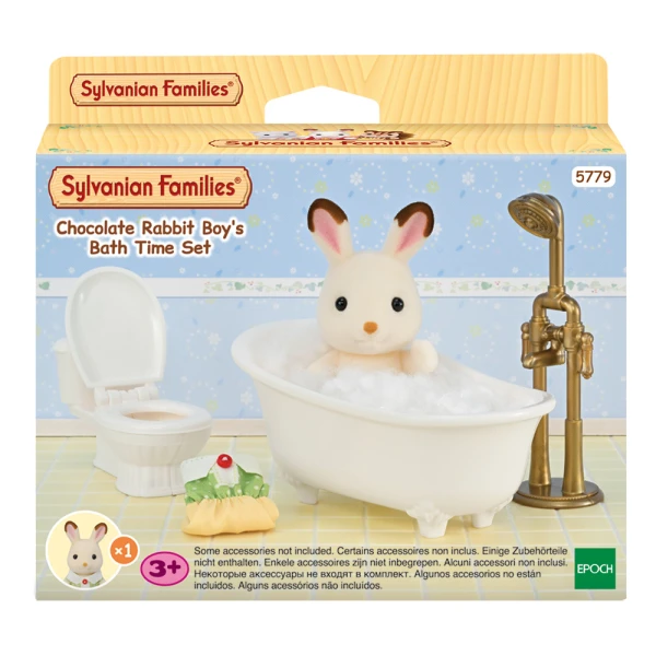 THE SYLVANIAN FAMILIES SUNNY RABBIT BOY\'S BATH TIME SET