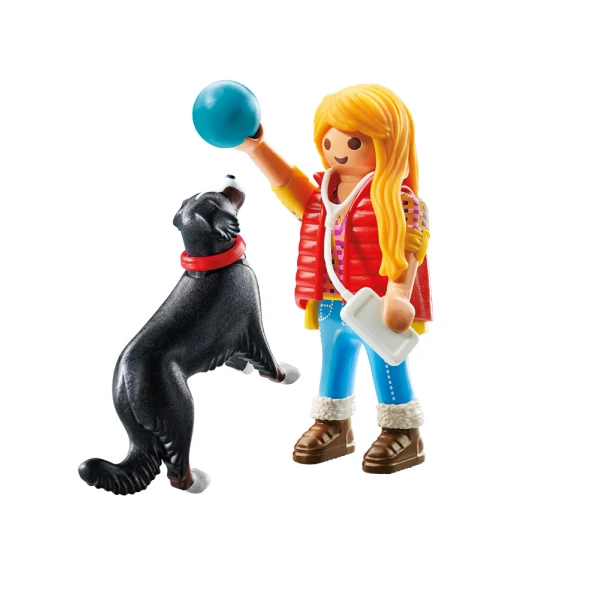 PLAYMOBIL MY LIFE ΓΥΝΑΙΚΑ ΜΕ ΟΡΕΙΝΟ ΣΚΥΛΟ ΜΠΕΡΝΙΖ