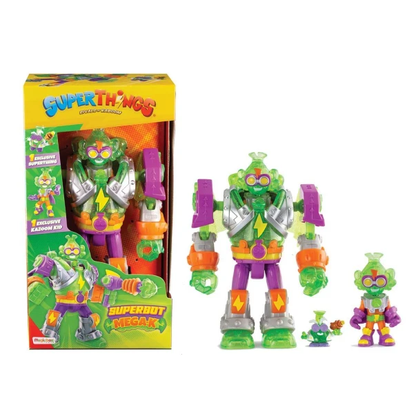 SUPERTHINGS SUPERBOT MICRO CREATURES WITH MEGA-K FIGURES FOR 3+ YEARS