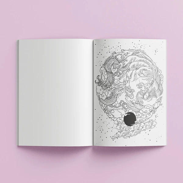 COLOURING BOOK ZEN - MYTHICAL