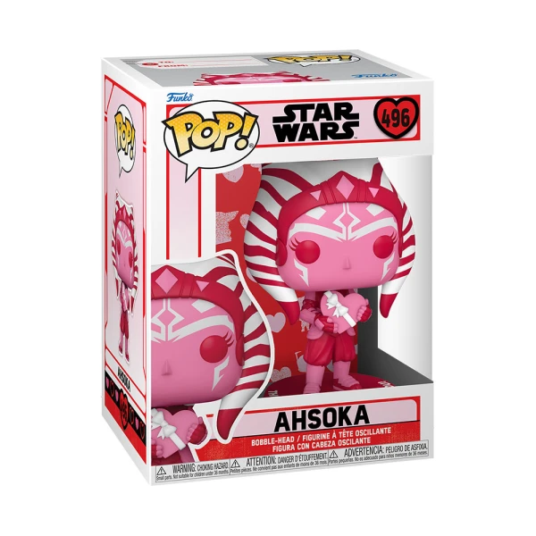 FUNKO POP! VINYL FIGURE STAR WARS VALENTINES S2 - AHSOKA 496