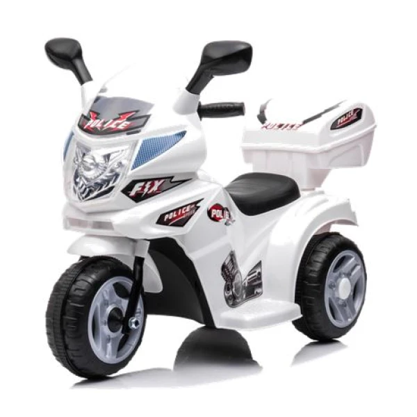 RECHARGEABLE MOTORCYCLE 6V 4.5AH WHITE