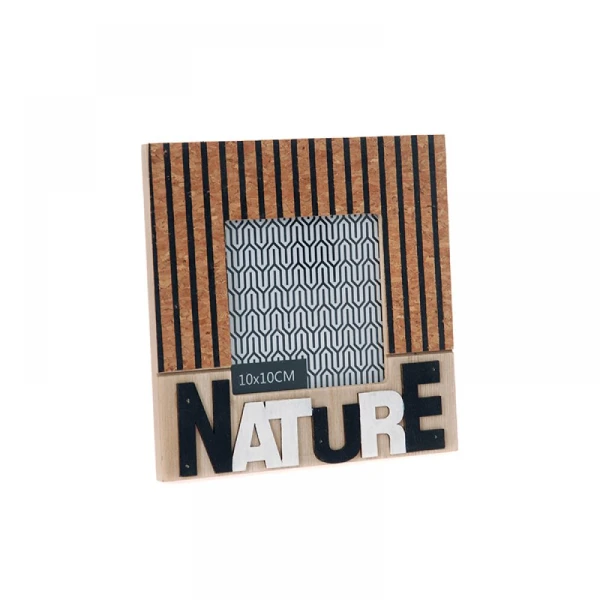 ΞΥΛΙΝΗ ΚΟΡΝΙΖΑ NATURE 17X17 εκ.