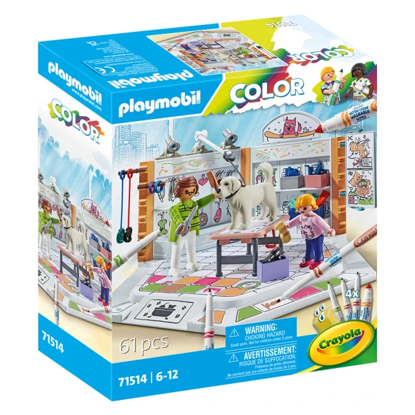 PLAYMOBIL COLOR DOGS SALON