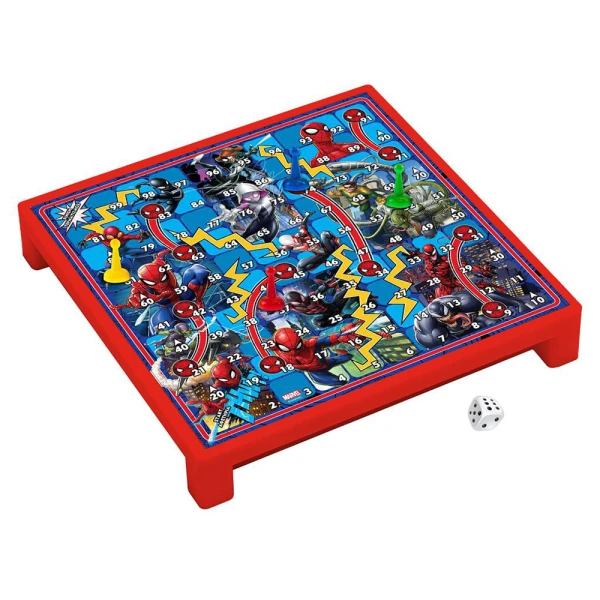 LUNA BOARD GAMES 2 IN 1 SPIDERMAN 4 IN ROW & SNAKES AND LADDER